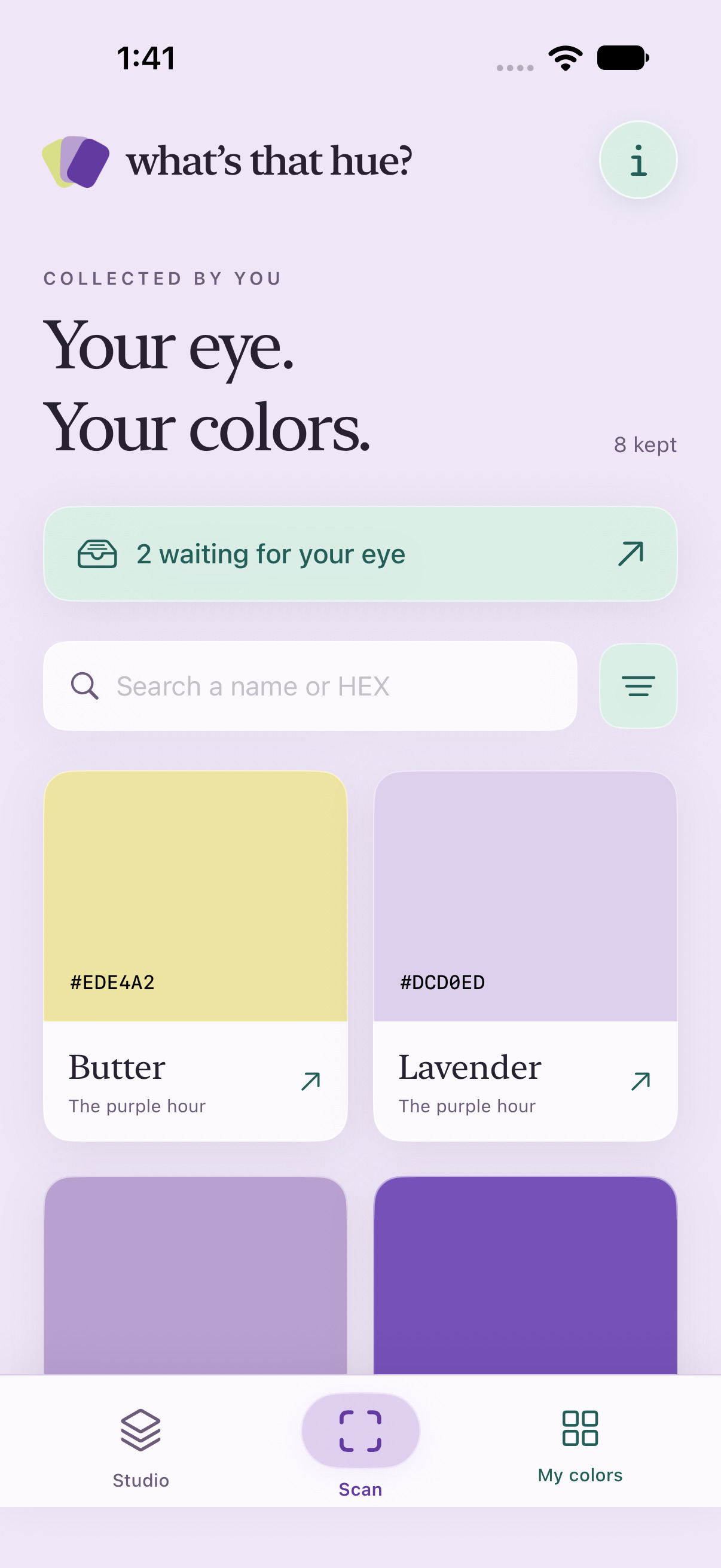 What's That Hue? color collection